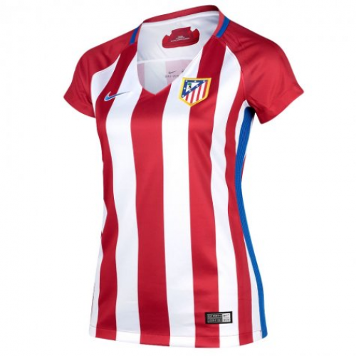 Atletico Madrid Home Soccer Jersey 16/17 Women's